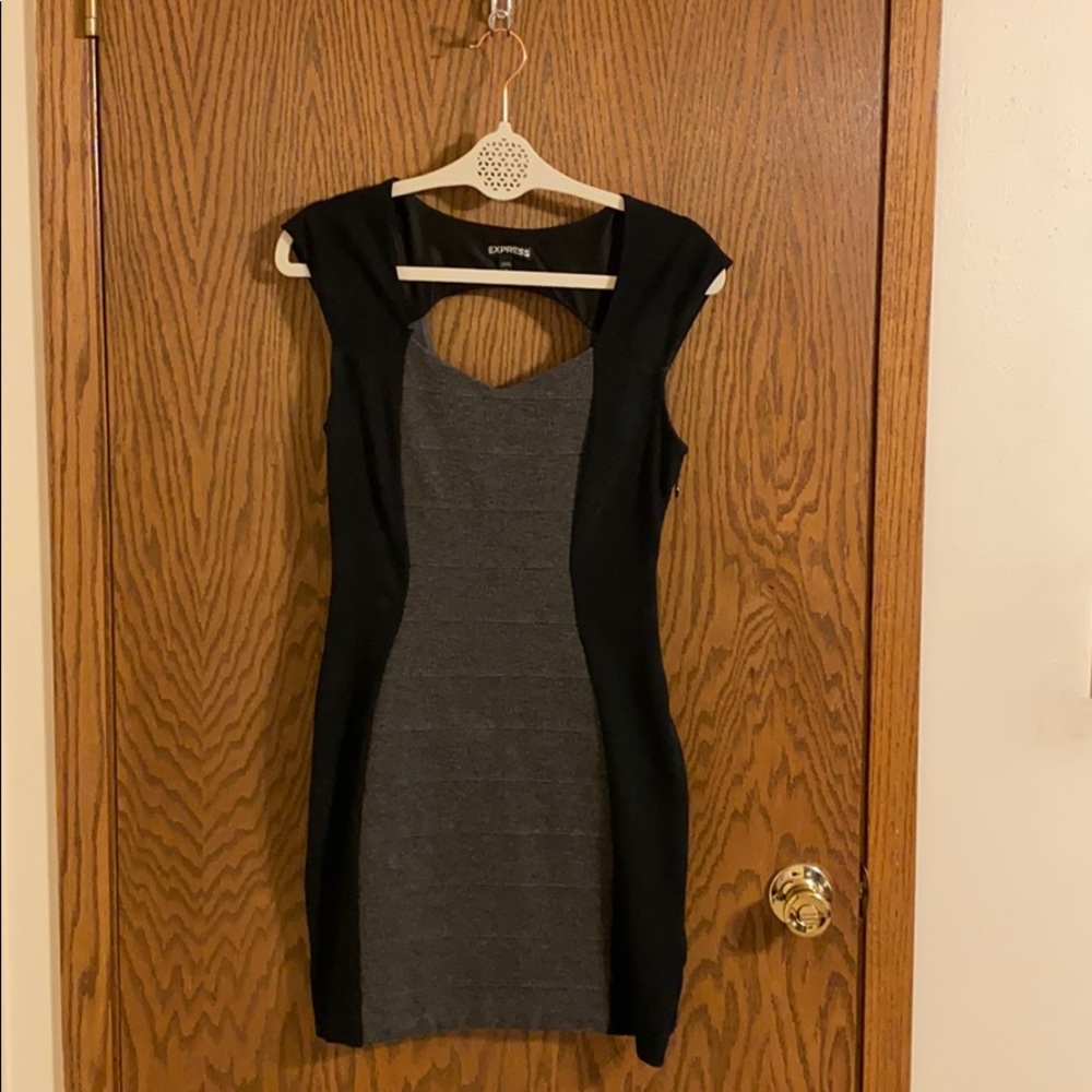 Express black party dress